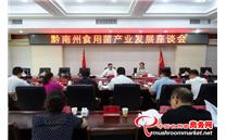 贵州黔南州：召开食用菌产业座谈会 优化食用菌生产空间布局