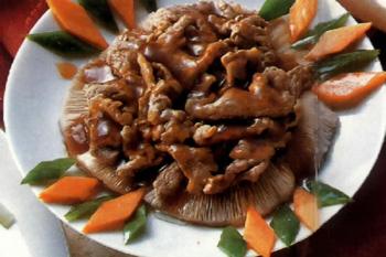 平菇烩牛肉