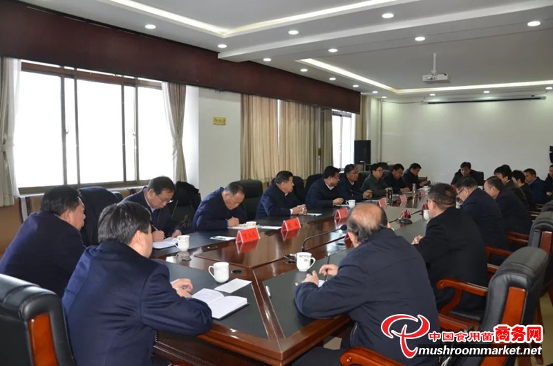 甘肃省临夏州委书记郭鹤立在和政县专题调研赤松茸产业发展工作