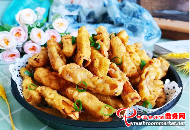 椒盐杏鲍菇，外酥里嫩